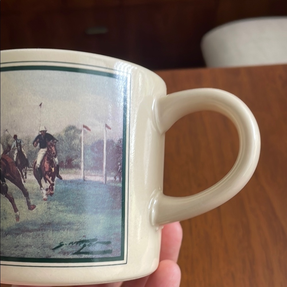 2 Vintage Polo Ralph Lauren Coffee Mugs - Picture 4 of 11